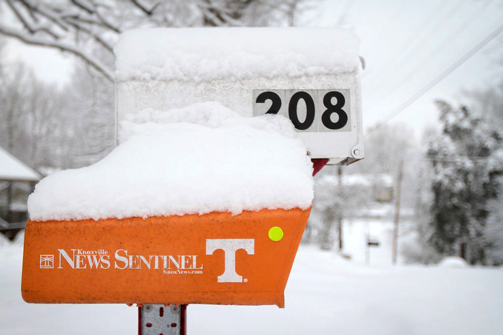 Knoxville News Sentinel mailbox